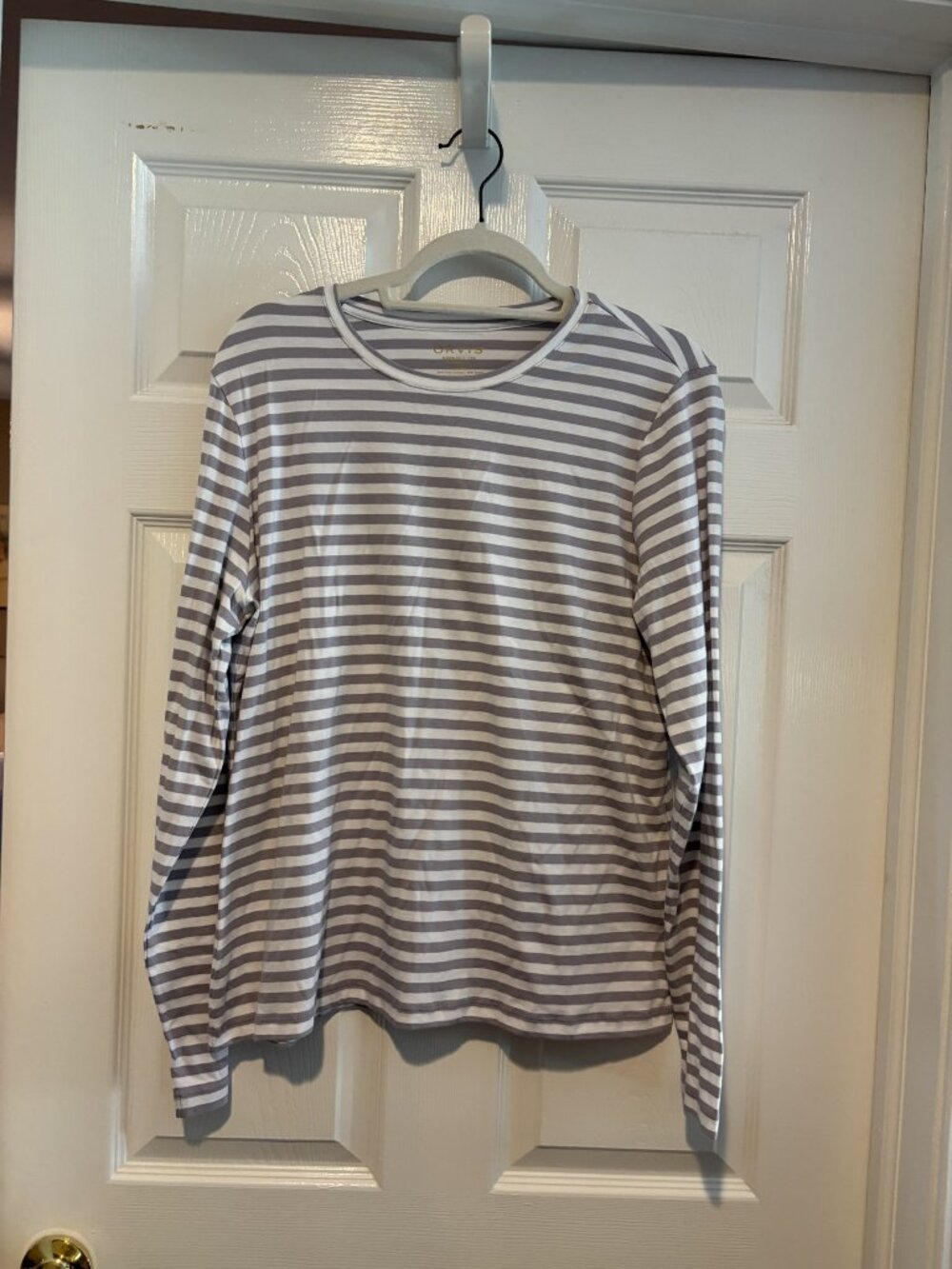 NWT Orvis Perfect True Crew Striped Long-Sleeve Tee